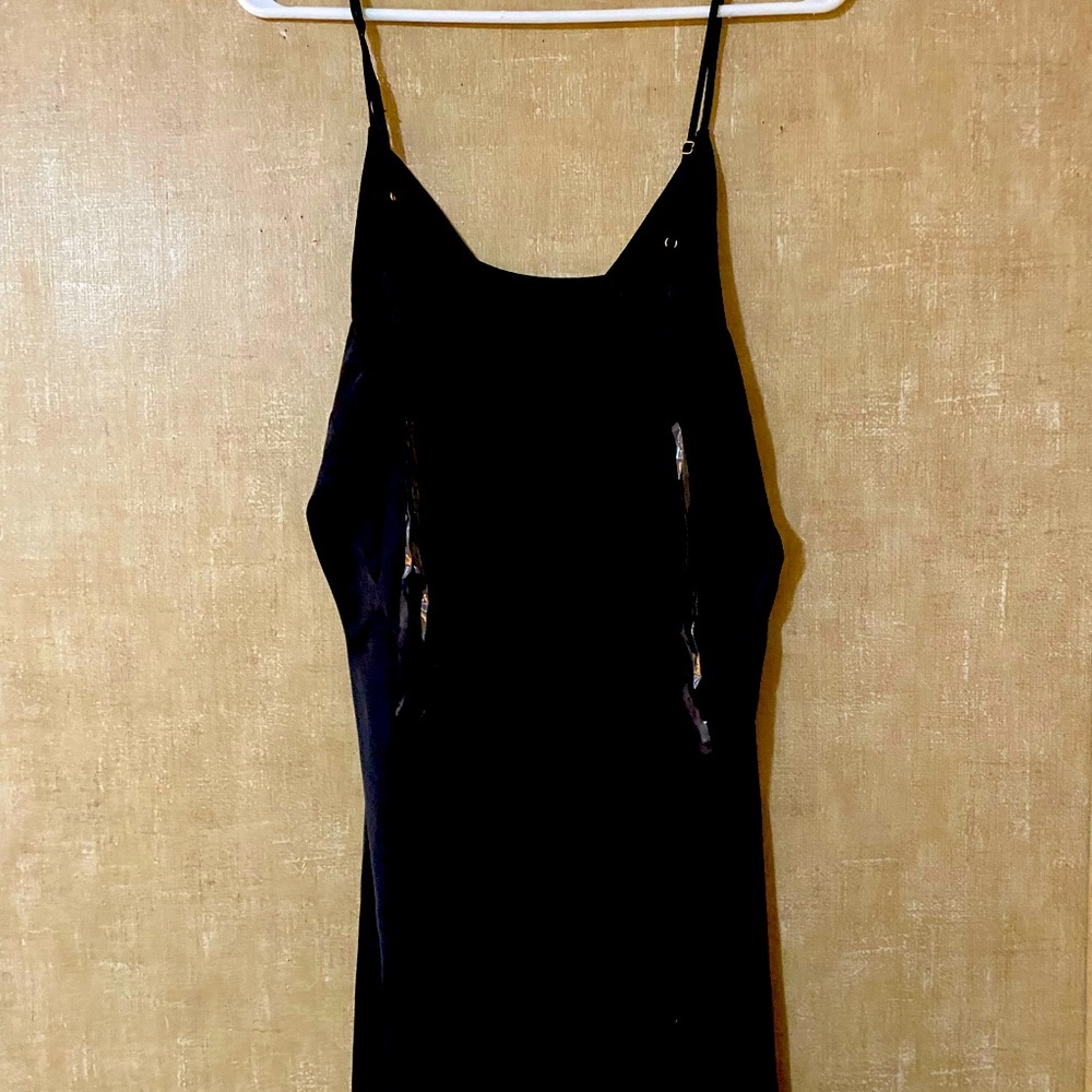 Black sleepwear dress